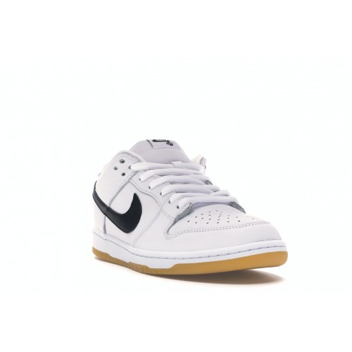 Кроссы Nike SB Dunk Low Orange Label White Black (2019) - мужская сетка размеров