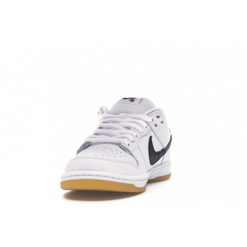 Кроссы Nike SB Dunk Low Orange Label White Black (2019) - мужская сетка размеров