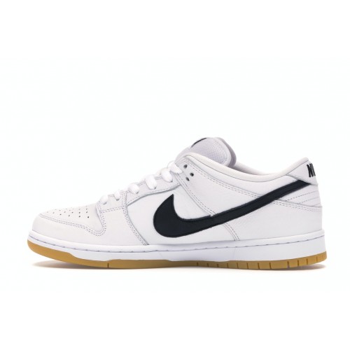 Кроссы Nike SB Dunk Low Orange Label White Black (2019) - мужская сетка размеров