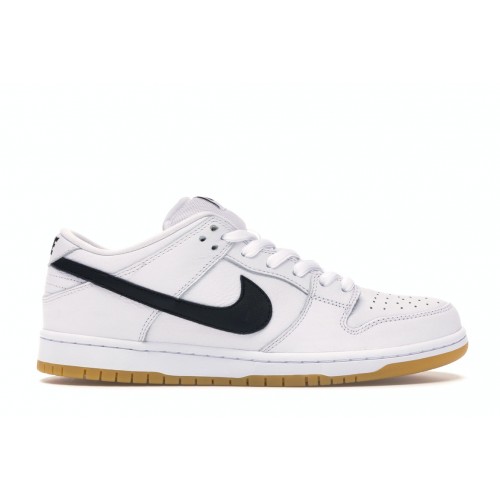 Кроссы Nike SB Dunk Low Orange Label White Black (2019) - мужская сетка размеров