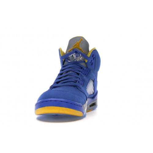 Кроссы Jordan 5 Retro JSP Laney Varsity Royal - мужская сетка размеров