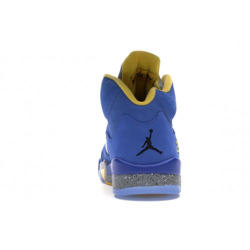 Кроссы Jordan 5 Retro JSP Laney Varsity Royal - мужская сетка размеров