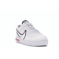 Кроссовки Nike Air Force 1 React White Black Red