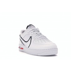Кроссовки Nike Air Force 1 React White Black Red