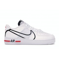 Кроссовки Nike Air Force 1 React White Black Red