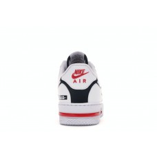 Кроссовки Nike Air Force 1 React White Black Red