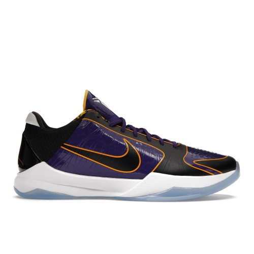 Кроссы Nike Kobe 5 Protro Lakers - мужская сетка размеров