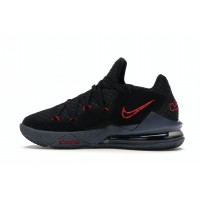 Кроссовки Nike LeBron 17 Low Black Red Dark Grey