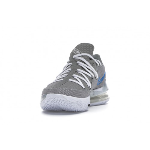 Кроссы Nike LeBron 17 Low Particle Grey - мужская сетка размеров