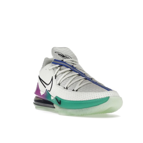 Кроссы Nike LeBron 17 Low Glow-In-The-Dark - мужская сетка размеров