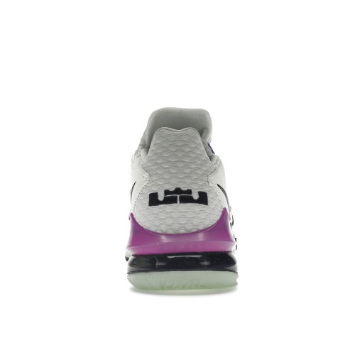 Кроссы Nike LeBron 17 Low Glow-In-The-Dark - мужская сетка размеров