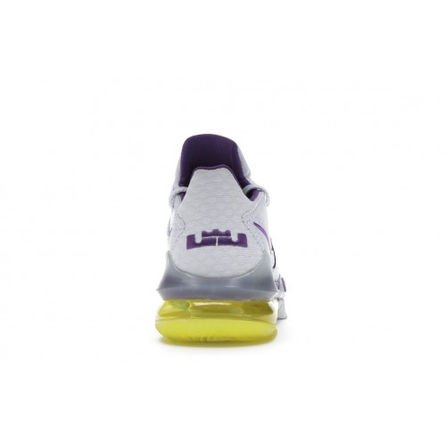 Кроссы Nike LeBron 17 Low Lakers - мужская сетка размеров