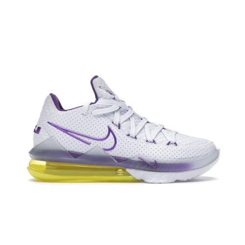 Кроссы Nike LeBron 17 Low Lakers - мужская сетка размеров