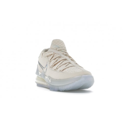 Кроссы Nike LeBron 17 Low Light Cream - мужская сетка размеров