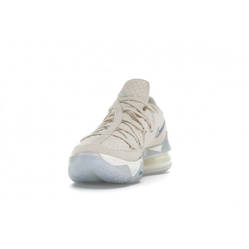 Кроссы Nike LeBron 17 Low Light Cream - мужская сетка размеров