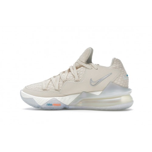 Кроссы Nike LeBron 17 Low Light Cream - мужская сетка размеров
