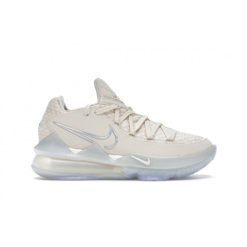 Кроссы Nike LeBron 17 Low Light Cream - мужская сетка размеров