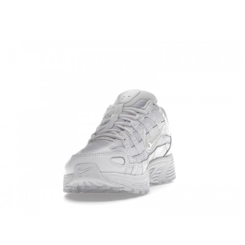 Кроссы Nike P-6000 Triple White - мужская сетка размеров