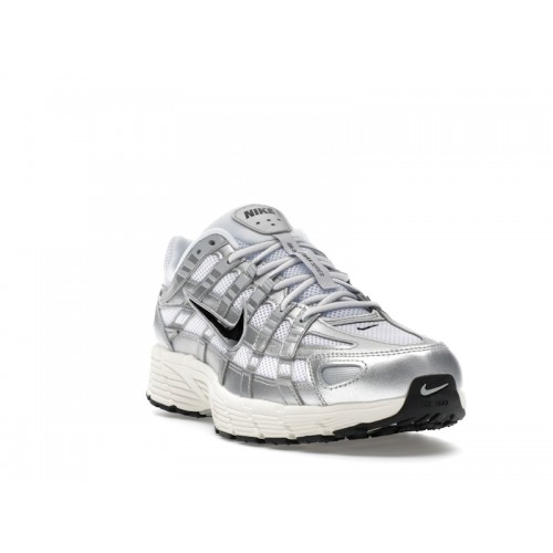 Nike P-6000 Metallic Flat Silver - мужская сетка размеров