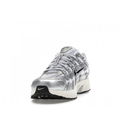 Nike P-6000 Metallic Flat Silver - мужская сетка размеров
