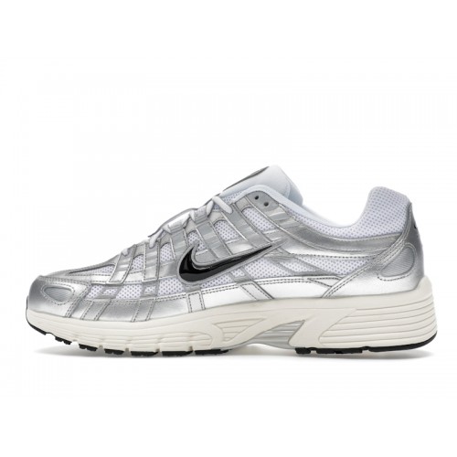 Nike P-6000 Metallic Flat Silver - мужская сетка размеров