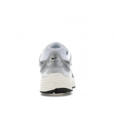 Nike P-6000 White Metallic Silver Flat Silver Black