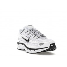 Nike P-6000 White Metallic Silver Black