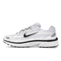 Nike P-6000 White Metallic Silver Black