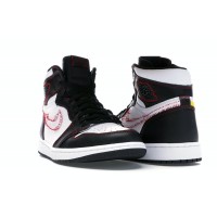 Jordan 1 Retro High Defiant White Black Gym Red