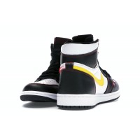 Jordan 1 Retro High Defiant White Black Gym Red