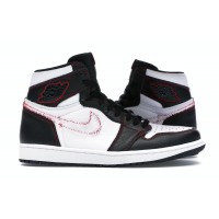 Кроссовки Jordan 1 Retro High Defiant White Black Gym Red