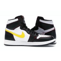 Jordan 1 Retro High Defiant White Black Gym Red