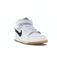 Кроссовки Nike SB Dunk Mid Orange Label White