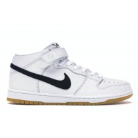 Кроссовки Nike SB Dunk Mid Orange Label White