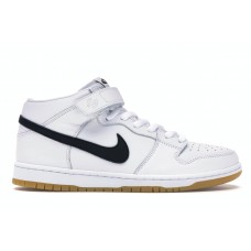 Кроссовки Nike SB Dunk Mid Orange Label White