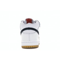 Кроссовки Nike SB Dunk Mid Orange Label White