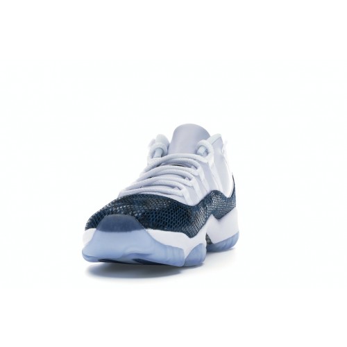 Кроссы Jordan 11 Retro Low Snake Navy (2019) - мужская сетка размеров