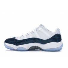 Кроссовки Jordan 11 Retro Low Snake Navy (2019)