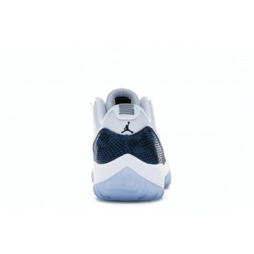Кроссы Jordan 11 Retro Low Snake Navy (2019) - мужская сетка размеров