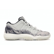 Подростковые кроссовки Jordan 11 Retro Low Snake Light Bone (GS)