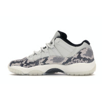 Подростковые кроссовки Jordan 11 Retro Low Snake Light Bone (GS)