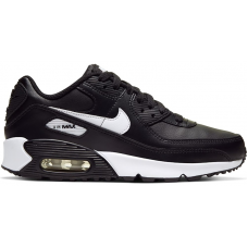 Подростковые кроссовки Nike Air Max 90 Recraft Black White (GS)