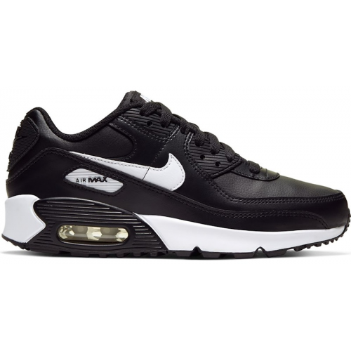 Кроссы Nike Air Max 90 Recraft Black White (GS) - подростковая сетка размеров