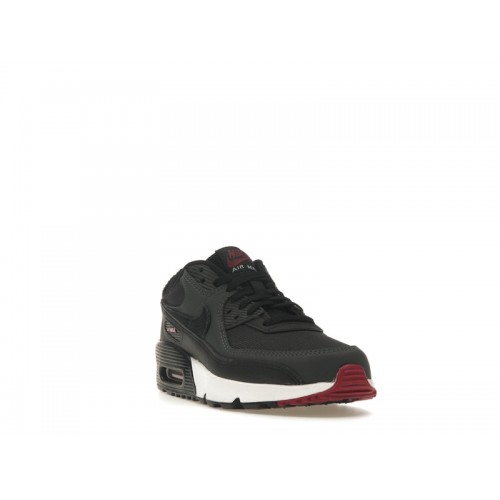 Кроссы Nike Air Max 90 LTR Anthracite Team Red (GS) - подростковая сетка размеров