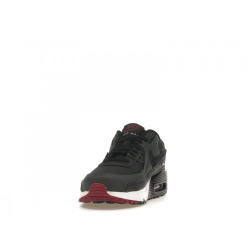 Кроссы Nike Air Max 90 LTR Anthracite Team Red (GS) - подростковая сетка размеров