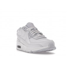 Подростковые Nike Air Max 90 Recraft Triple White (GS)