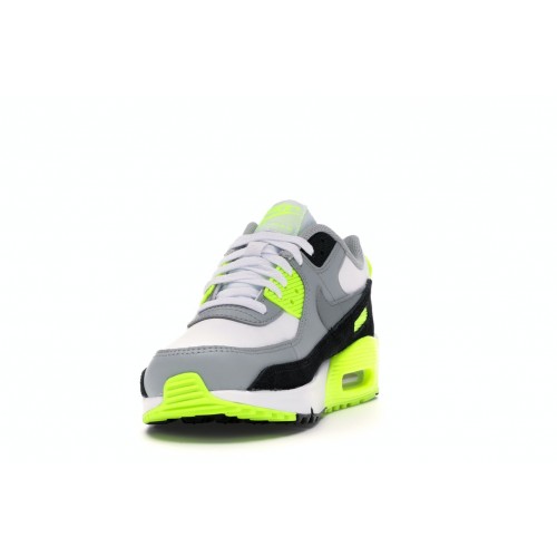 Кроссы Nike Air Max 90 OG Volt (2020) (GS) - подростковая сетка размеров