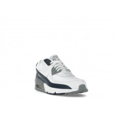 Подростковые Nike Air Max 90 White Grey Obsidian (GS)