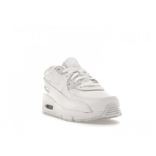 Кроссы Nike Air Max 90 White (PS) - детская сетка размеров