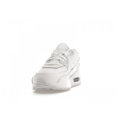 Кроссы Nike Air Max 90 White (PS) - детская сетка размеров